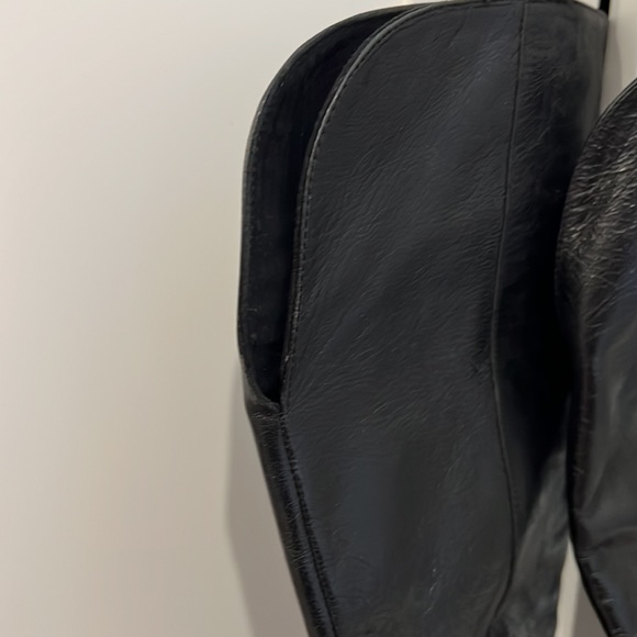 SZ 8 Black Nine West Leather - Picture 4 of 11